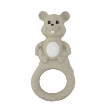 Cute Mouse Plastic Toys for Baby, Teething Ring